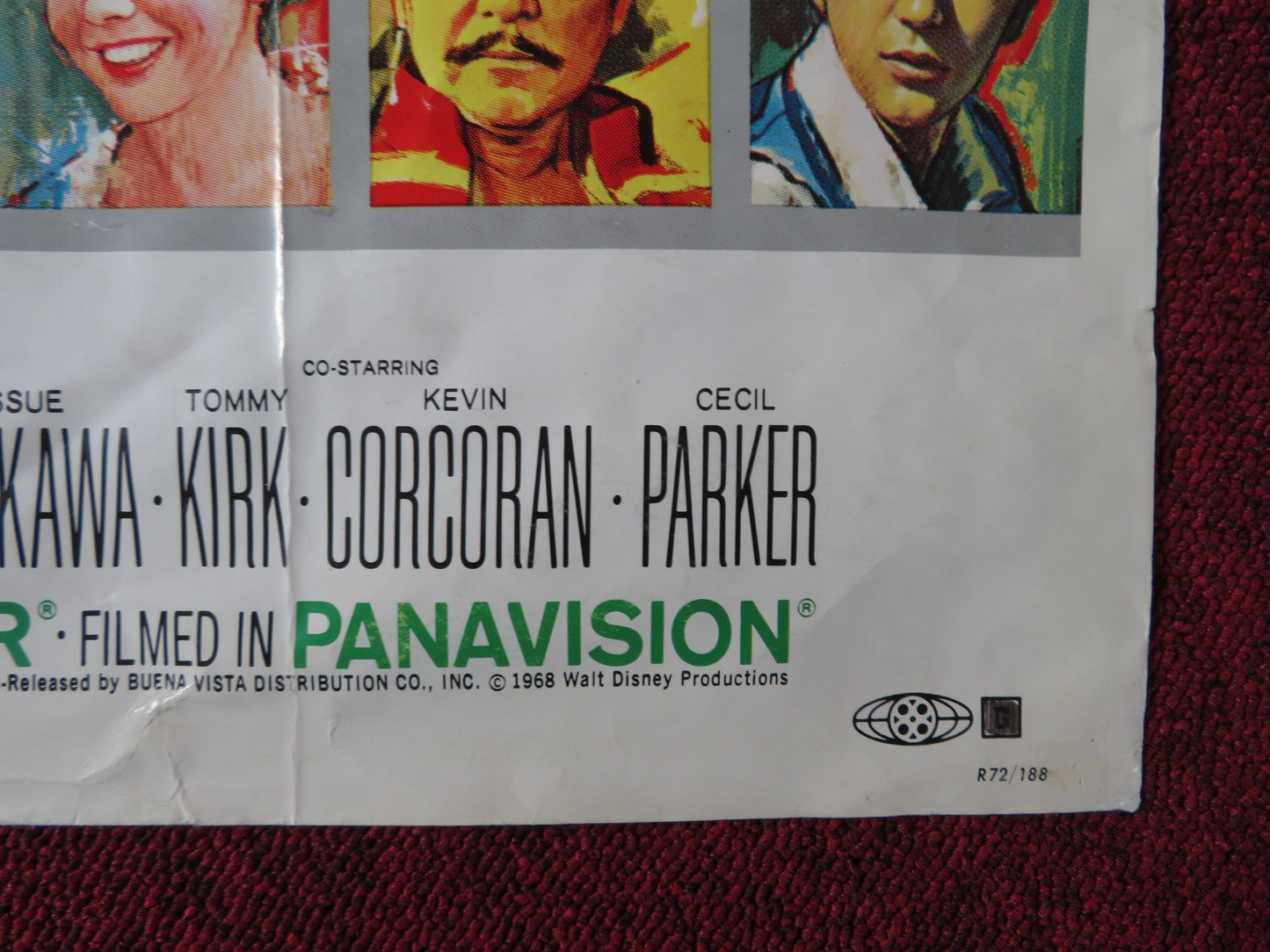 SWISS FAMILY ROBINSON US HALF SHEET (22"x 28") POSTER DISNEY JOHN MILLIS 1968 Rendezvous Cinema Movie posters