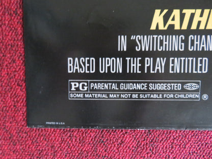SWITCHING CHANNELS FOLDED US ONE SHEET POSTER KATHLEEN TURNER BURT REYNOLDS 1988 Rendezvous Cinema Movie posters