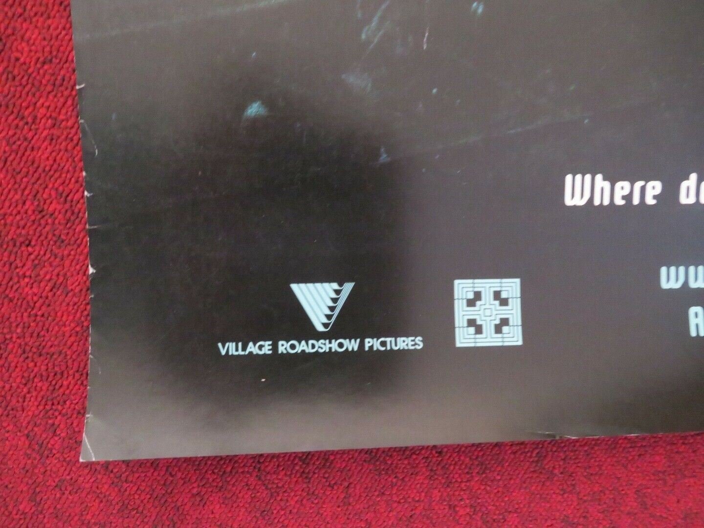 SWORD FISH US ONE SHEET ROLLED POSTER HUGH JACKMAN JOHN TRAVOLTA 2001 Movie posters