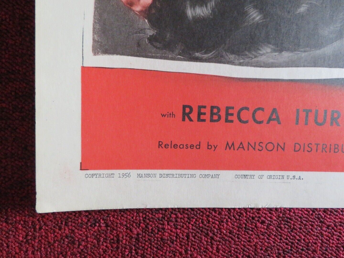 SWORD OF GRANADA US HALF SHEET (22"x 28") POSTER CEASA ROMERO 1956 Movie posters