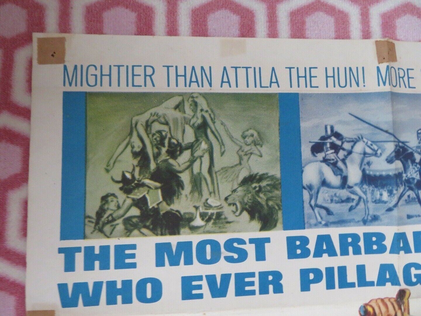 SWORD OF THE CONQUEROR US ONE SHEET POSTER JACK PALANCE 1961 Movie posters