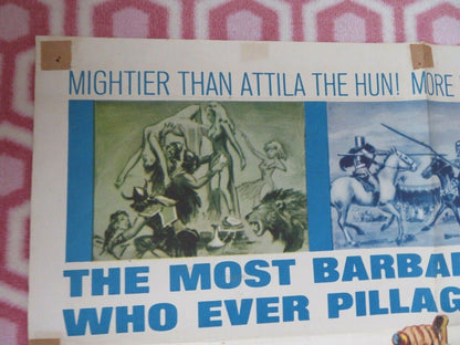 SWORD OF THE CONQUEROR US ONE SHEET POSTER JACK PALANCE 1961 Movie posters