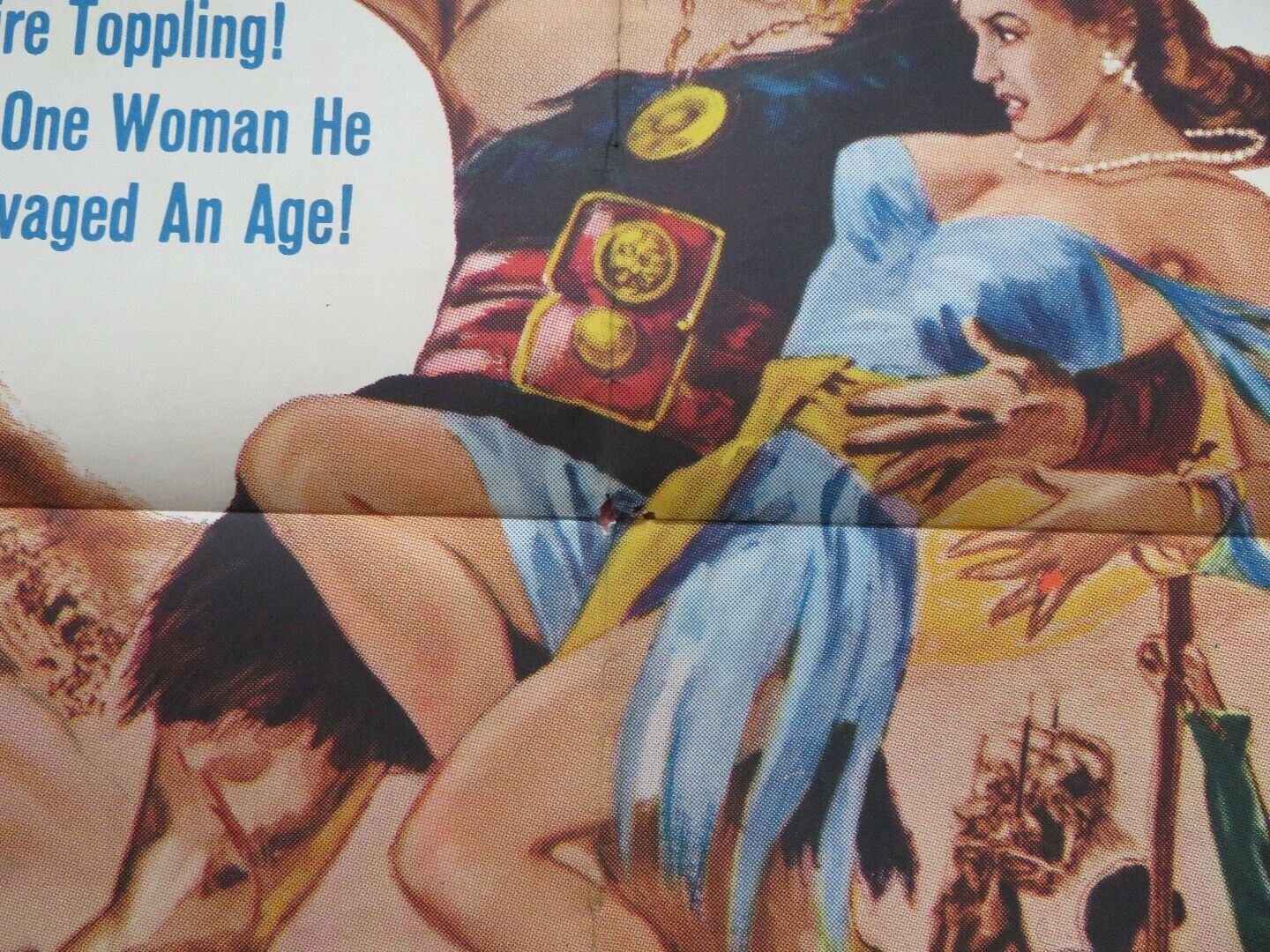SWORD OF THE CONQUEROR US ONE SHEET POSTER JACK PALANCE 1961 Movie posters