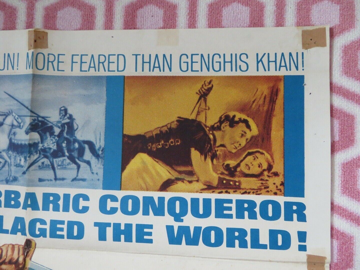 SWORD OF THE CONQUEROR US ONE SHEET POSTER JACK PALANCE 1961 Movie posters