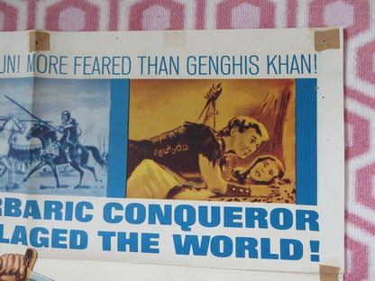 SWORD OF THE CONQUEROR US ONE SHEET POSTER JACK PALANCE 1961 Movie posters