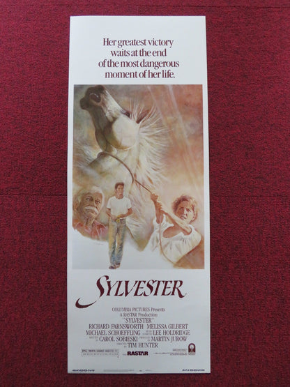 SYLVESTER US INSERT (14"x 36") POSTER RICHARD FARNSWORTH MELISSA GILBERT 1985 Rendezvous Cinema Movie posters