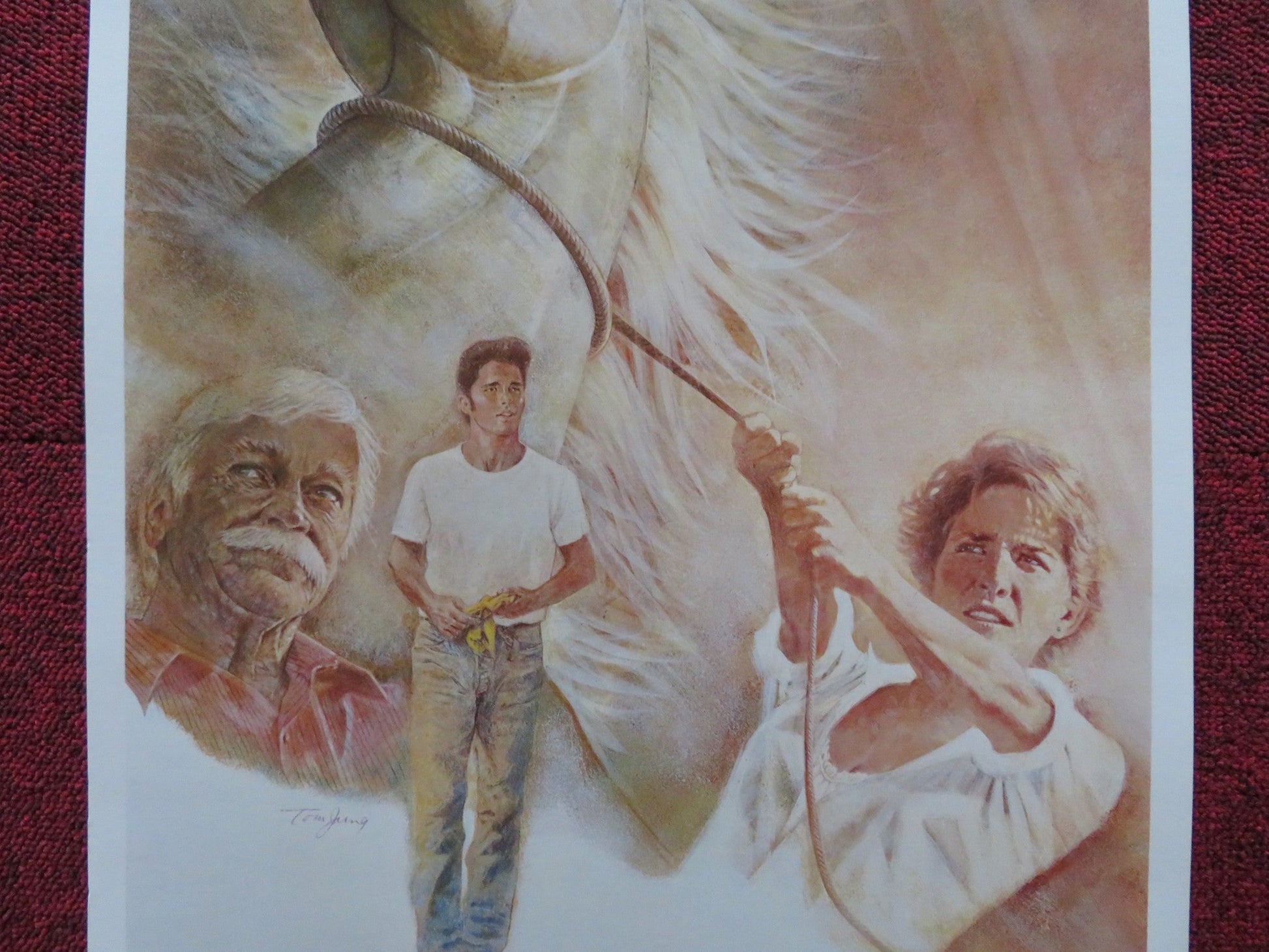 SYLVESTER US INSERT (14"x 36") POSTER RICHARD FARNSWORTH MELISSA GILBERT 1985 Rendezvous Cinema Movie posters