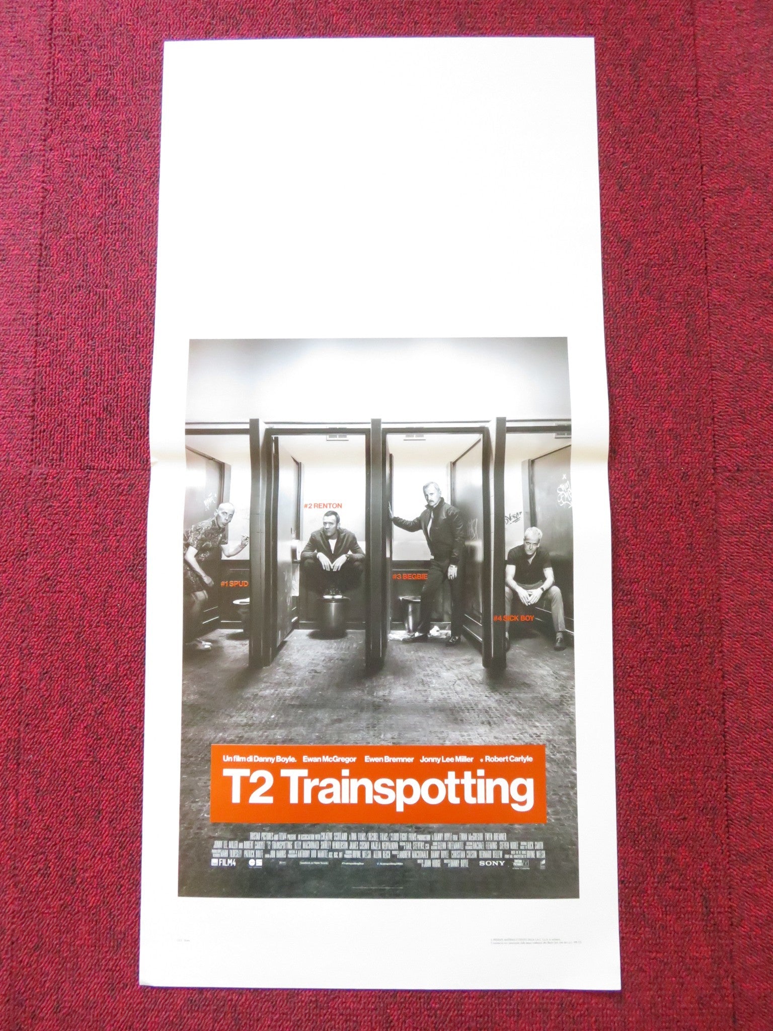 T2 TRAINSPOTTING ITALIAN LOCANDINA POSTER EWAN MCGREGOR ROBERT CARLYLE 2017 Rendezvous Cinema Movie posters