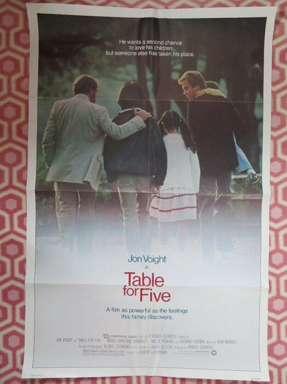 TABLE FOR FIVE US ONE SHEET POSTER JON VOIGHT 1983 Rendezvous Cinema Movie posters