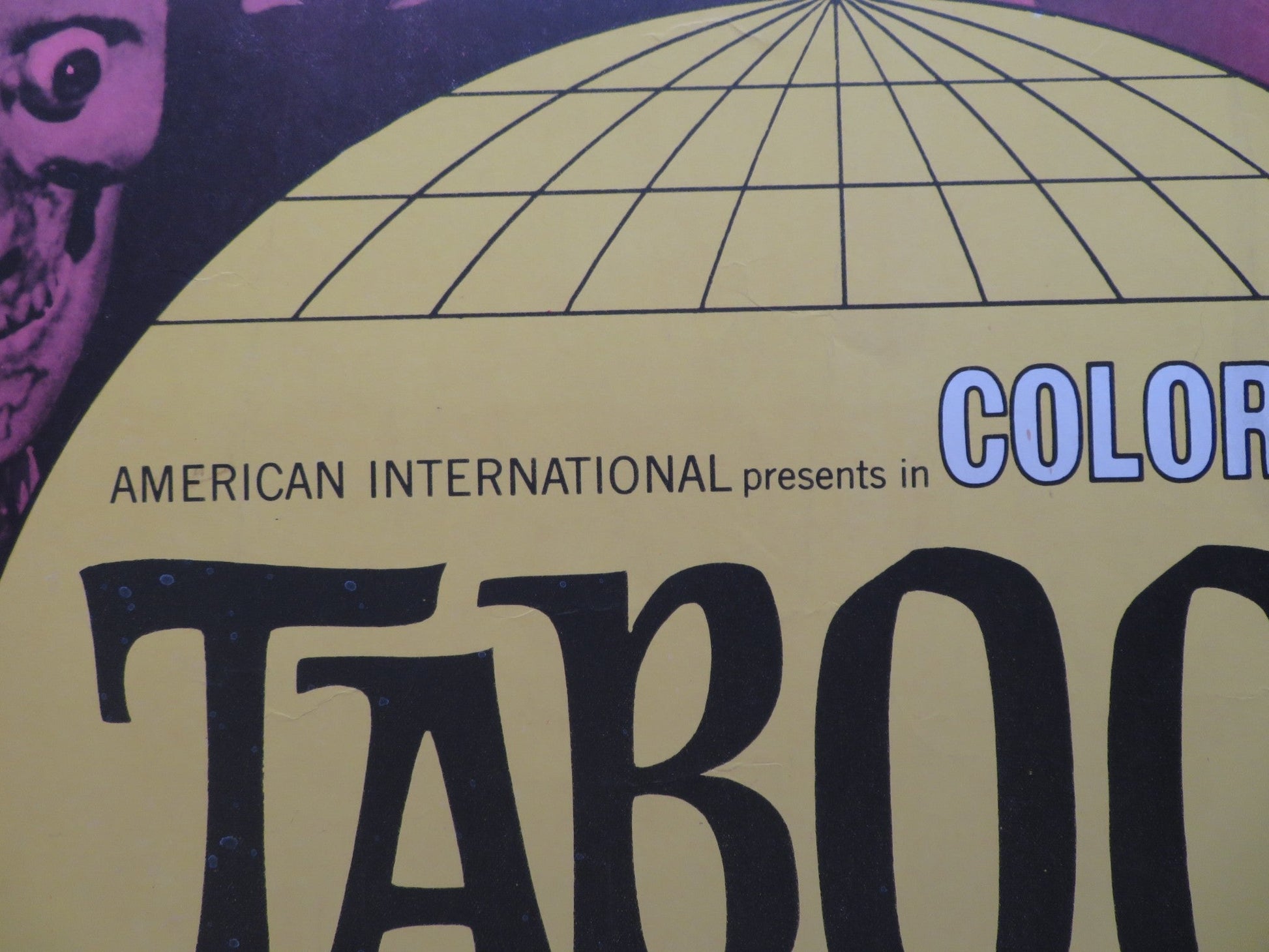 TABOOS OF THE WORLD US 30 X 40 ROLLED POSTER MONDO VINCENT PRICE 1963 Rendezvous Cinema Movie posters