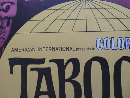TABOOS OF THE WORLD US 30 X 40 ROLLED POSTER MONDO VINCENT PRICE 1963 Rendezvous Cinema Movie posters