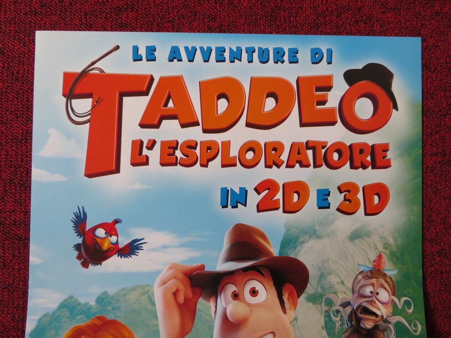 TAD: THE LOST EXPLORER ITALIAN LOCANDINA (26.5"x12.5") POSTER O BARBERAN 2012 Movie posters