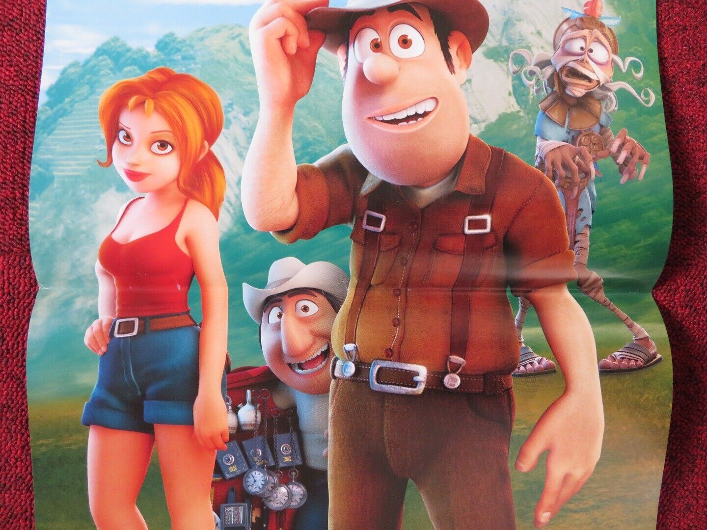 TAD: THE LOST EXPLORER ITALIAN LOCANDINA (26.5"x12.5") POSTER O BARBERAN 2012 Movie posters