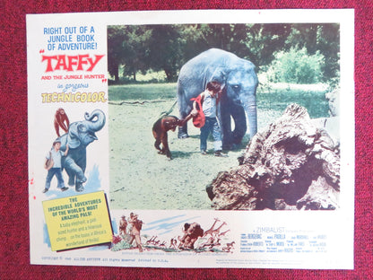 TAFFY AND THE JUNGLE HUNTER US LOBBY CARD FULL SET JACQUES BERGERAC 1965 Rendezvous Cinema Movie posters