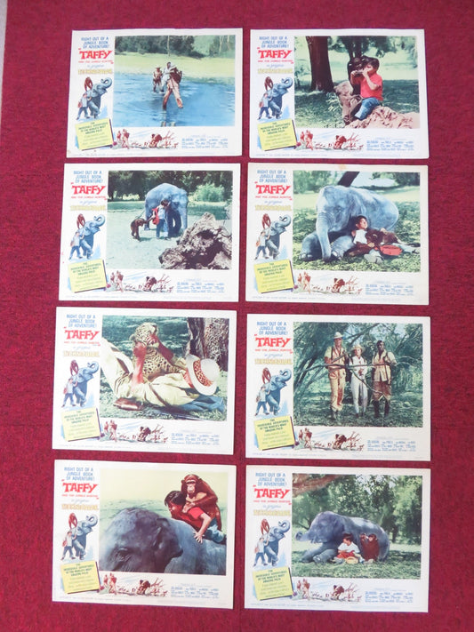 TAFFY AND THE JUNGLE HUNTER US LOBBY CARD FULL SET JACQUES BERGERAC 1965 Rendezvous Cinema Movie posters