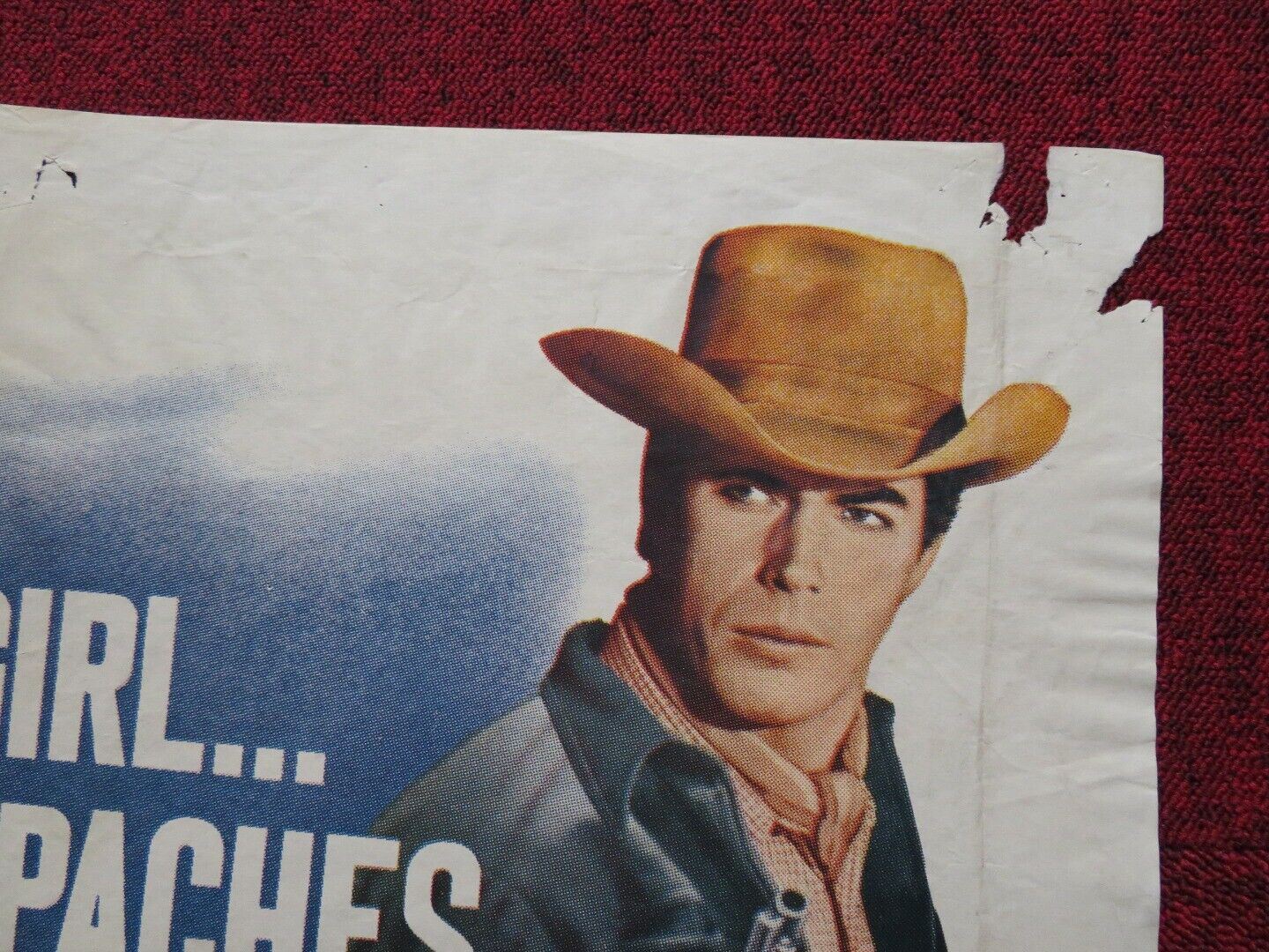 TAGGART FOLDED US ONE SHEET POSTER TONY YOUNG DAN DURYEA 1964 Movie posters