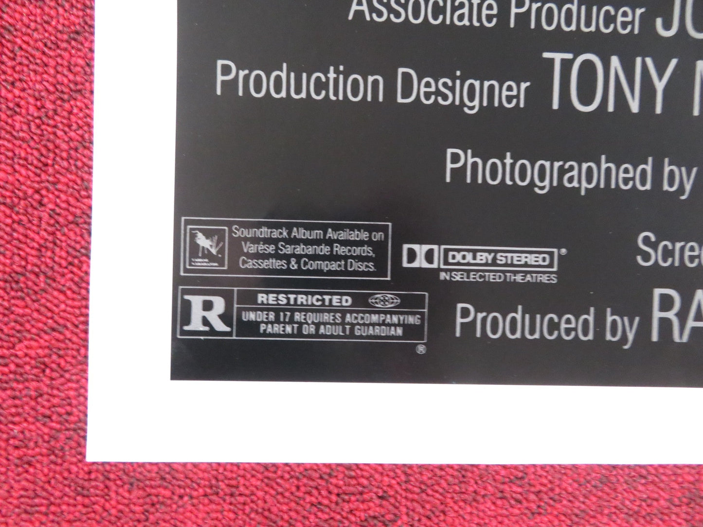 TAI - PAN FOLDED US ONE SHEET POSTER BRYAN BROWN JOAN CHEN 1986 Rendezvous Cinema Movie posters