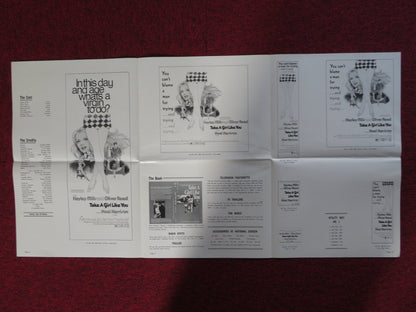 TAKE A GIRL LIKE YOU - PRESSBOOK UNCUT COLUMBIA PICTURES MILLS OLIVER REED 1970 Rendezvous Cinema Movie posters