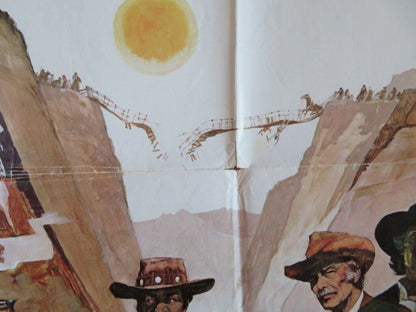 TAKE A HARD RIDE FOLDED US ONE SHEET POSTER JIM BROWN LEE VAN CLEEF 1975 Movie posters