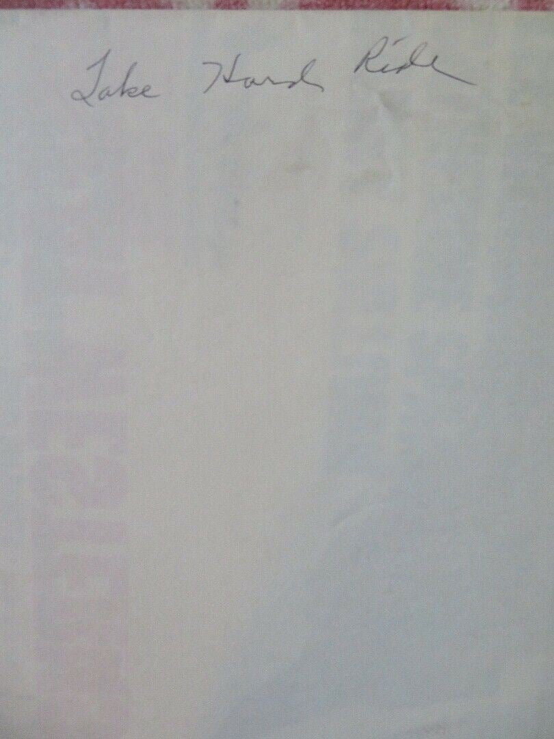 TAKE A HARD RIDE FOLDED US ONE SHEET POSTER JIM BROWN LEE VAN CLEEF 1975 Movie posters