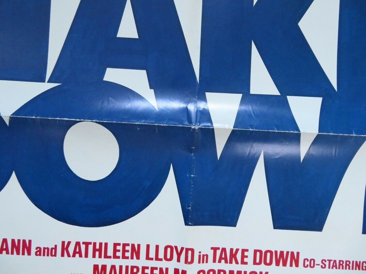 TAKE DOWN US ONE SHEET POSTER EDWARD HERRMANN 1979 - Rendezvous Cinema