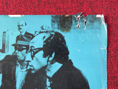 TAKE THE MONEY AND RUN ITALIAN FOGLIO POSTER WOODY ALLEN JANET MARGOLIN 1969 Rendezvous Cinema Movie posters