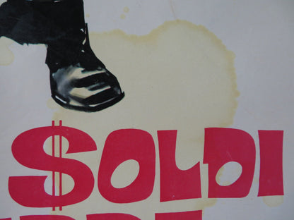 TAKE THE MONEY AND RUN ITALIAN FOGLIO POSTER WOODY ALLEN JANET MARGOLIN 1969 Rendezvous Cinema Movie posters