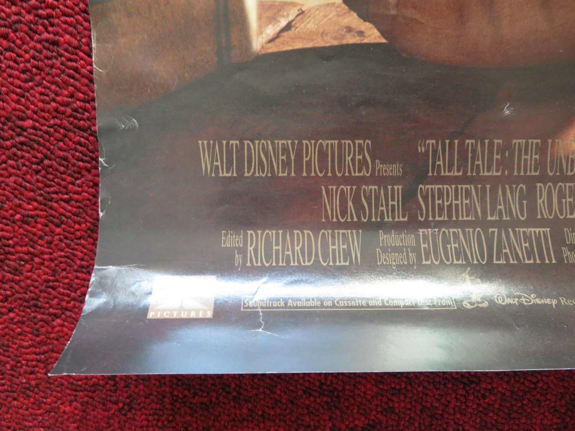 TALL TALE US POSTER DISNEY PATRICK SWAYZE OLIVER PLATT 1995 Rendezvous Cinema Movie posters