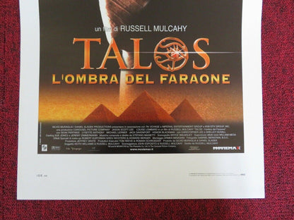 TALOS L'OMBRA DEL FARAONE ITALIAN LOCANDINA (27.5"x13") POSTER JASON SCOTT LEE - Rendezvous Cinema
