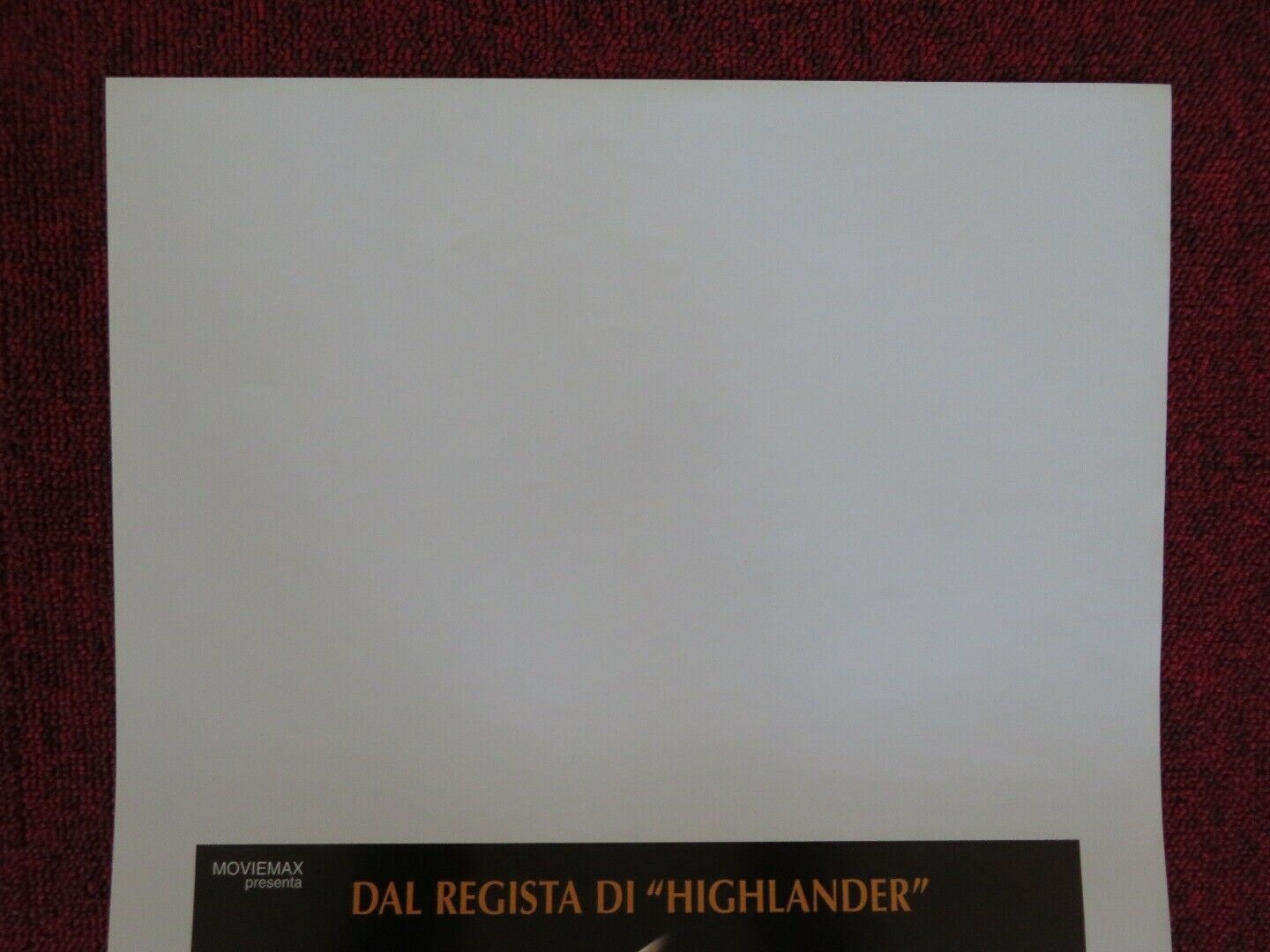 TALOS L'OMBRA DEL FARAONE ITALIAN LOCANDINA (27.5"x13") POSTER JASON SCOTT LEE - Rendezvous Cinema