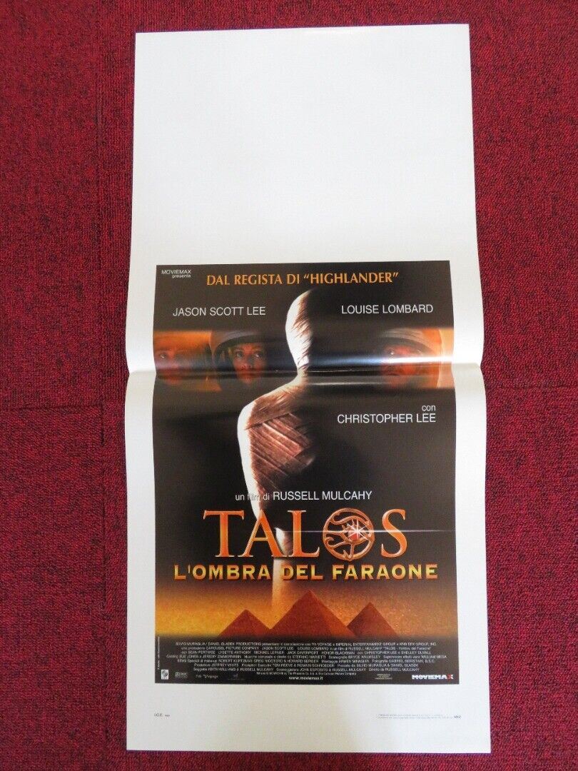 TALOS L'OMBRA DEL FARAONE ITALIAN LOCANDINA (27.5"x13") POSTER JASON SCOTT LEE - Rendezvous Cinema