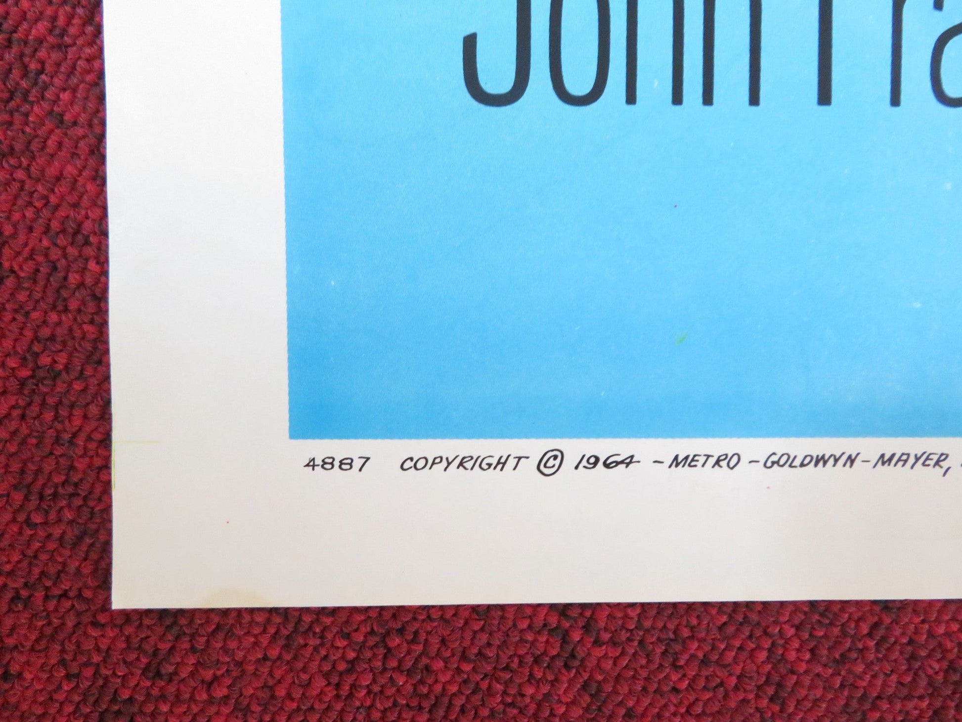 TAMAHINE FOLDED US ONE SHEET POSTER JOHN FRASER DENNIS PRICE 1964 Rendezvous Cinema Movie posters