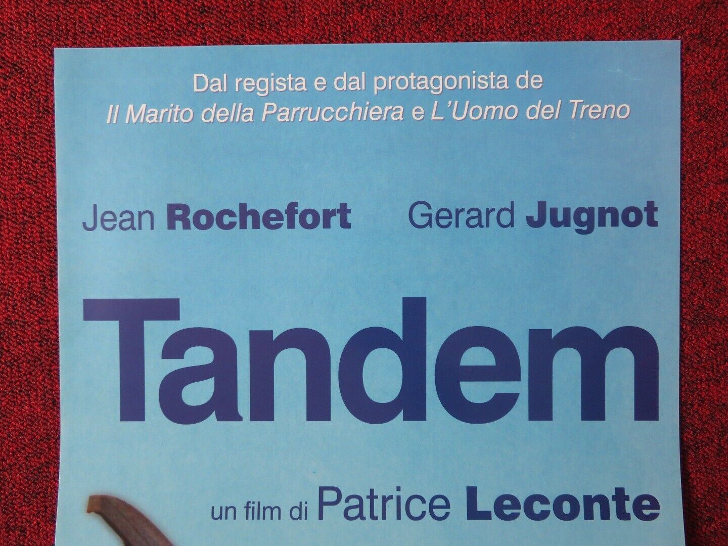 TANDEM ITALIAN LOCANDINA (25"x12.5") POSTER JEAN ROCHEFORT GERARD JUGNOT 1987 Movie posters