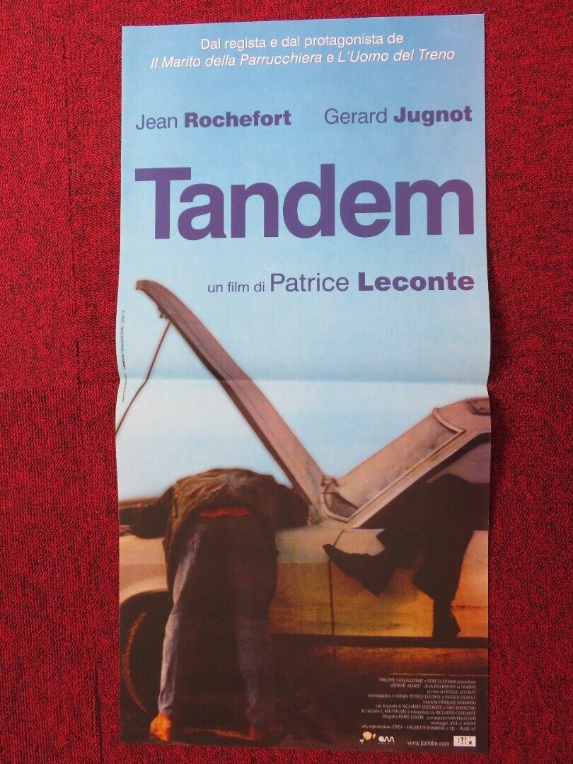 TANDEM ITALIAN LOCANDINA (25"x12.5") POSTER JEAN ROCHEFORT GERARD JUGNOT 1987 Movie posters