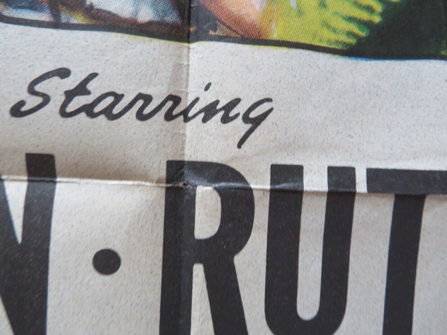 TANGANYIKA FOLDED US ONE SHEET POSTER VAN HEFLIN RUTH ROMAN 1954 Movie posters