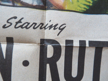 TANGANYIKA FOLDED US ONE SHEET POSTER VAN HEFLIN RUTH ROMAN 1954 Movie posters