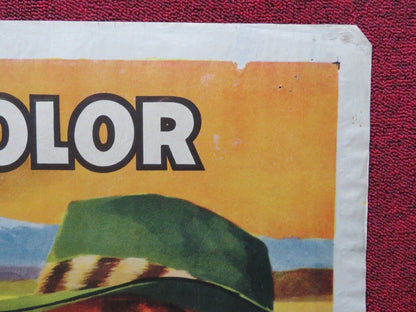 TANGANYIKA FOLDED US ONE SHEET POSTER VAN HEFLIN RUTH ROMAN 1954 Movie posters