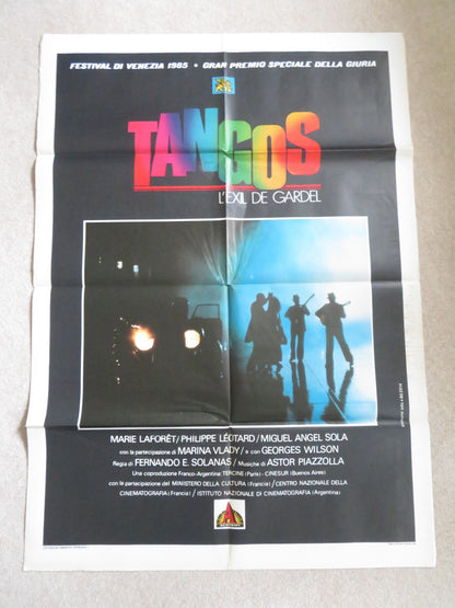 TANGOS, THE EXILE OF GARDEL ITALIAN 2 FOGLIO POSTER MARIE LAFORET 1985 Rendezvous Cinema Movie posters