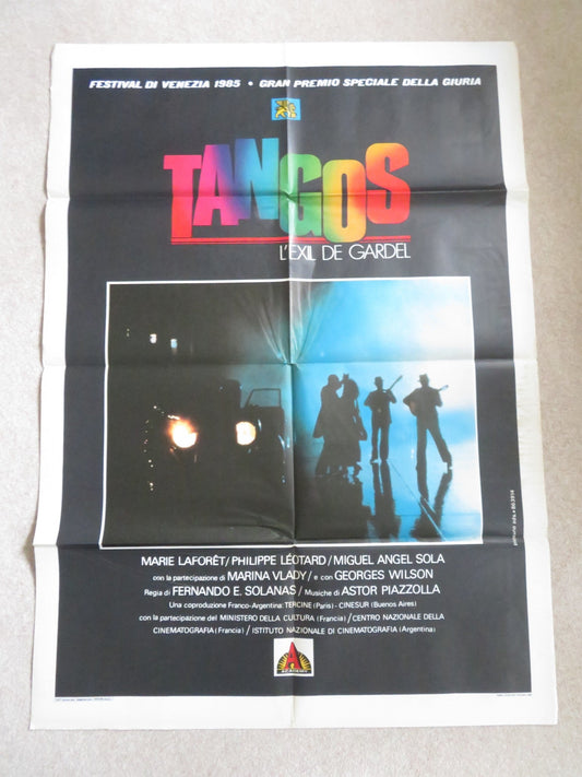 TANGOS, THE EXILE OF GARDEL ITALIAN 2 FOGLIO POSTER MARIE LAFORET 1985 Rendezvous Cinema Movie posters