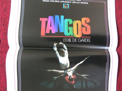 TANGOS, THE EXILE OF GARDEL ITALIAN LOCANDINA (27.5"x13") POSTER M LAFORET 1985 - Rendezvous Cinema
