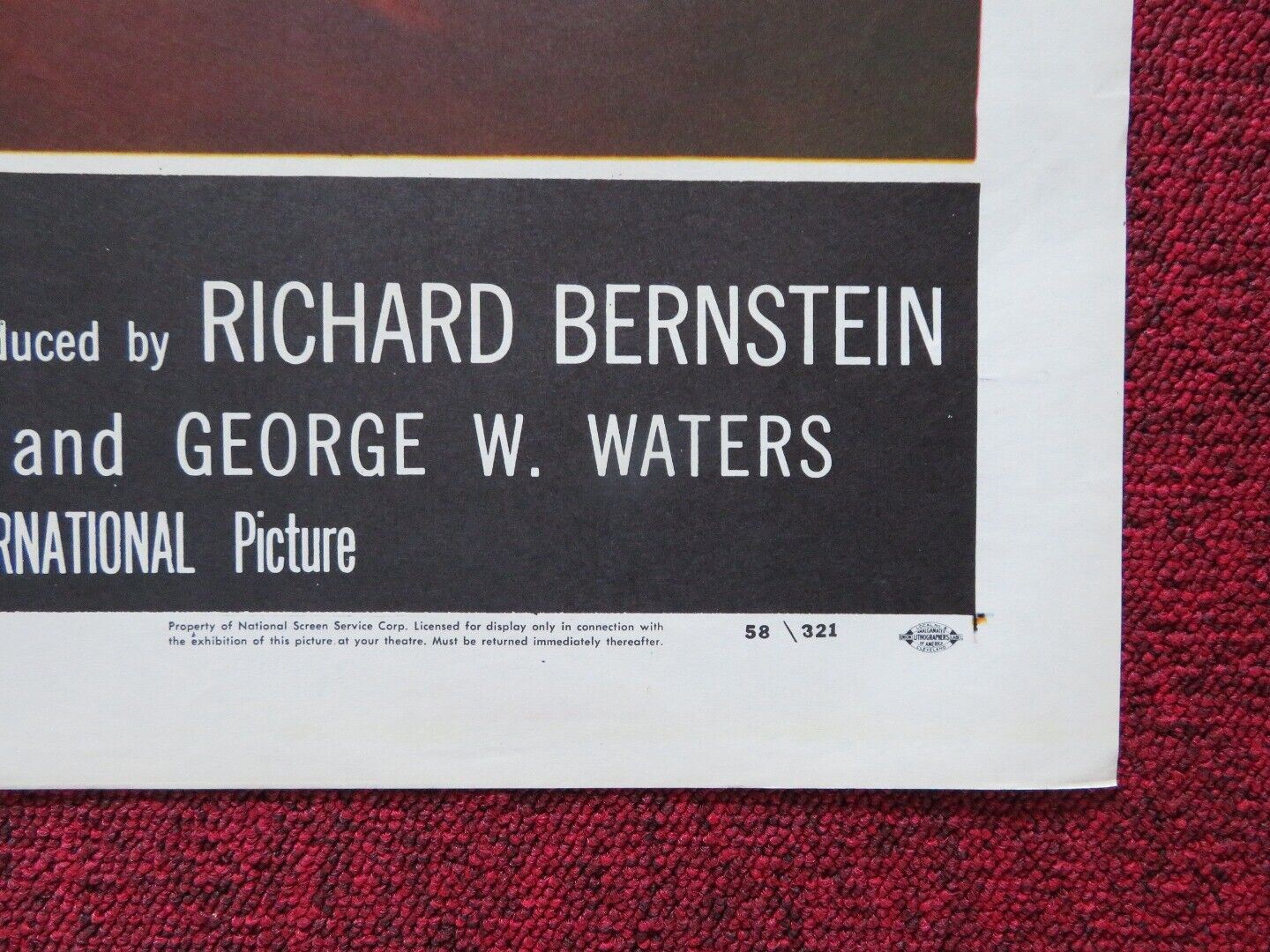 TANK BATTALION USA ONE SHEET POSTER DON KELLY LESLIE PARRISH 1958 Movie posters