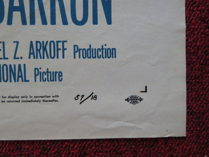TANK COMMANDOS FOLDED US ONE SHEET POSTER WALLY CAMPO MAGGIE LAWRENCE 1959 Movie posters