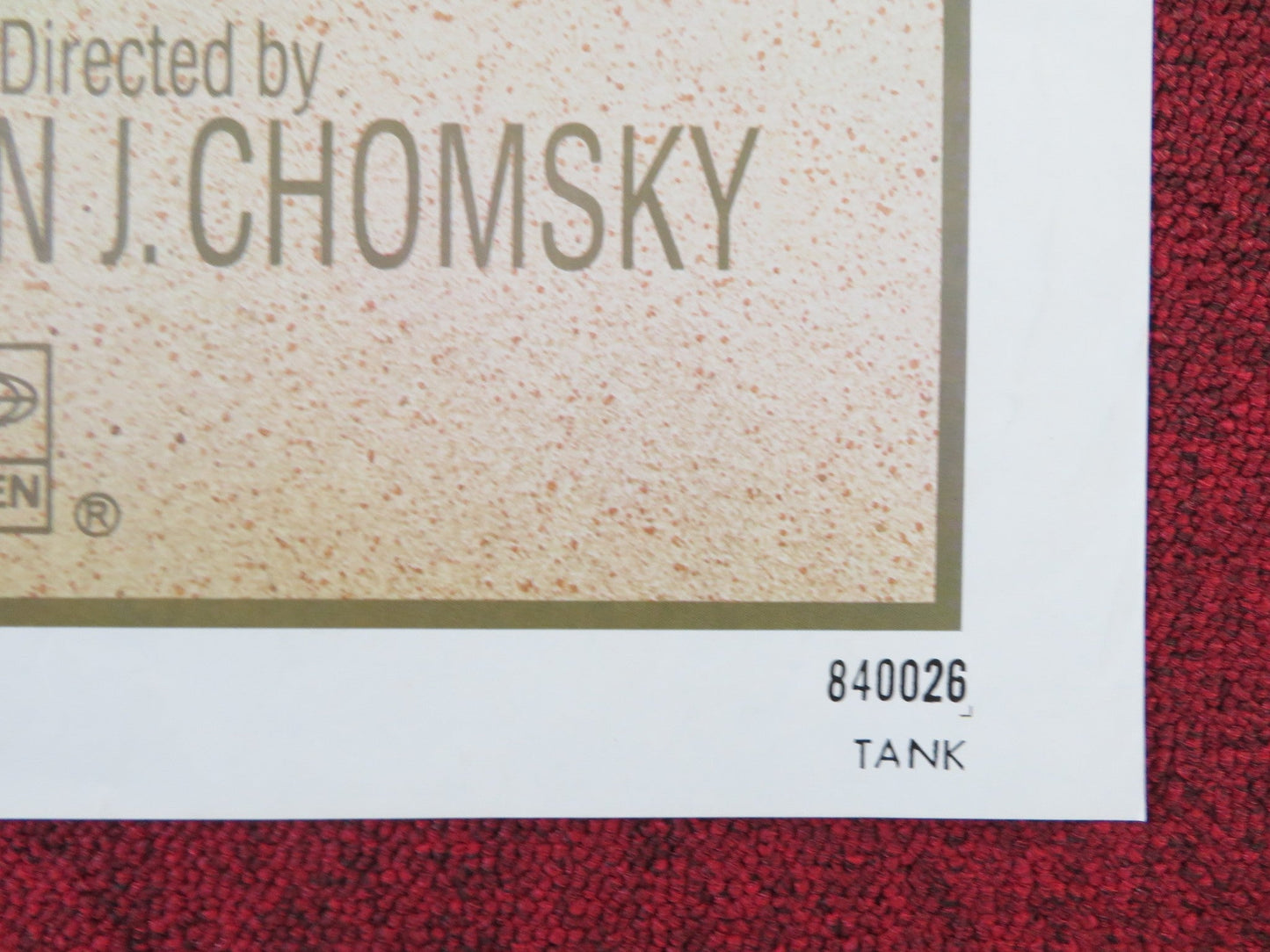 TANK FOLDED US ONE SHEET POSTER JAMES GARNER SHIRLEY JONES 1984 Rendezvous Cinema Movie posters