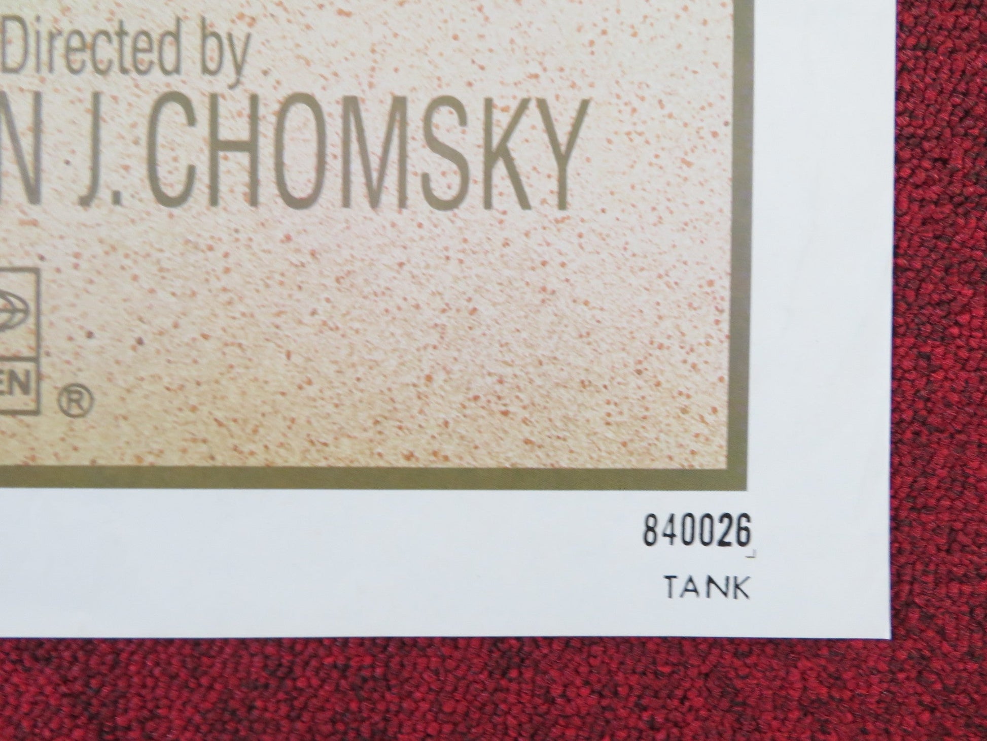 TANK FOLDED US ONE SHEET POSTER JAMES GARNER SHIRLEY JONES 1984 Rendezvous Cinema Movie posters