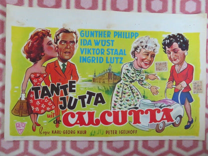 TANTE JUTTA AUS KALKUTTA BELGIUM (14"x 21.5") POSTER GUNTHER PHILIPP 1953 Movie posters