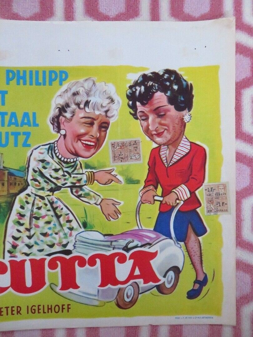 TANTE JUTTA AUS KALKUTTA BELGIUM (14"x 21.5") POSTER GUNTHER PHILIPP 1953 Movie posters