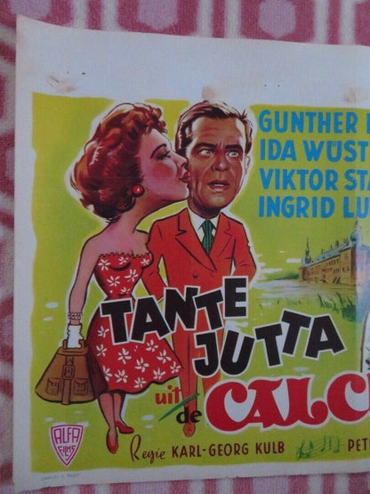 TANTE JUTTA AUS KALKUTTA BELGIUM (14"x 21.5") POSTER GUNTHER PHILIPP 1953 Movie posters
