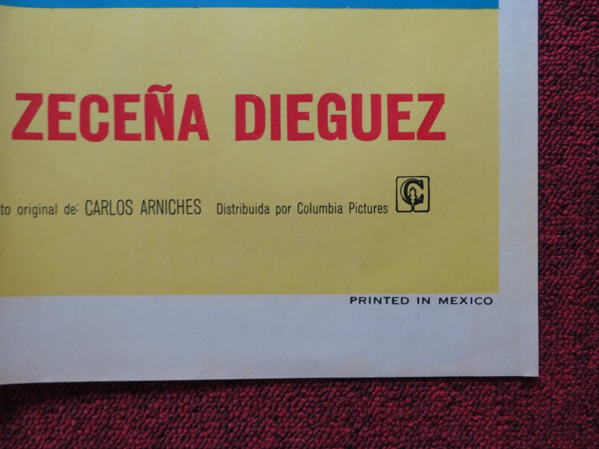 TAPAME CONTIGO FOLDED MEXICAN POSTER MAURICIO GARCES ARMANDO ACOSTA 1970 Rendezvous Cinema Movie posters