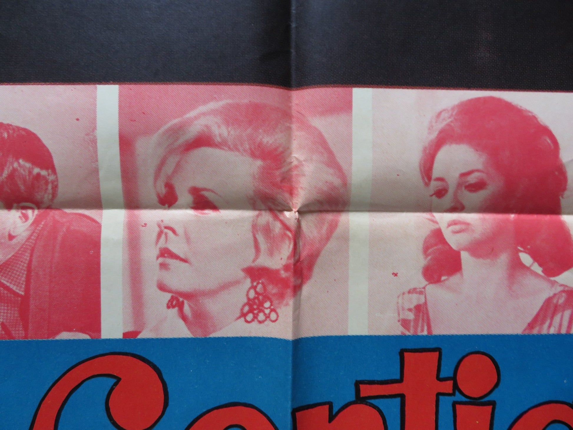 TAPAME CONTIGO FOLDED MEXICAN POSTER MAURICIO GARCES ARMANDO ACOSTA 1970 Rendezvous Cinema Movie posters