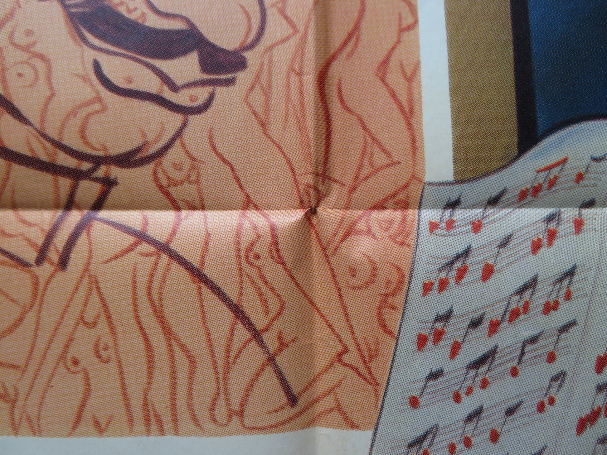 TAPAME CONTIGO FOLDED MEXICAN POSTER MAURICIO GARCES ARMANDO ACOSTA 1970 Rendezvous Cinema Movie posters